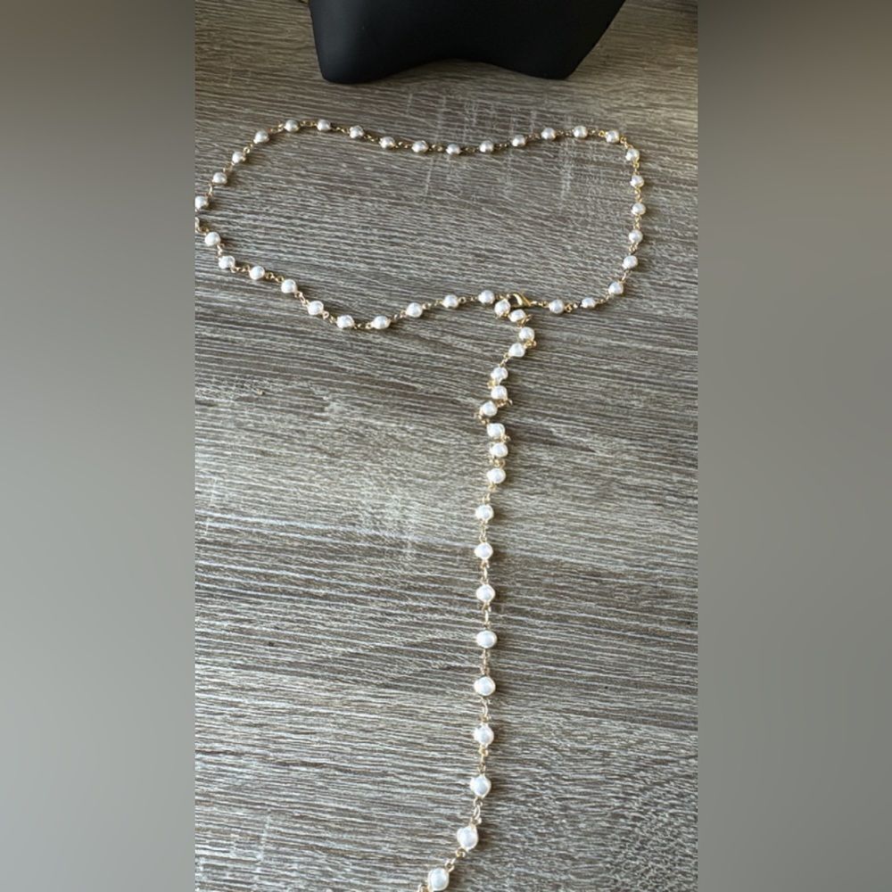 BohemianāpearlānecklaceāA856 - Picture 2 of 3
